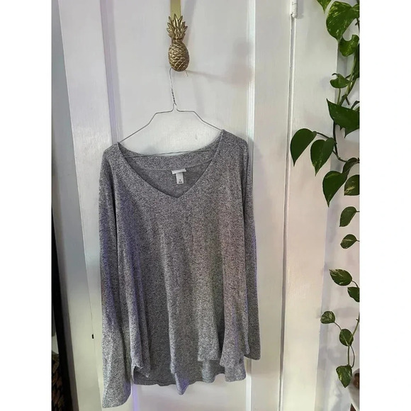 Ava & Viv Women’s size 1x Gray Sweater - Picture 1 of 7